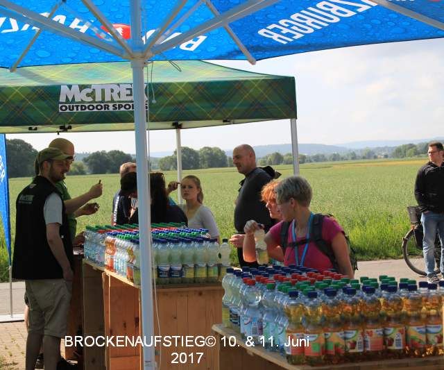 Obernfeld Stempelstation im McTREK Zelt