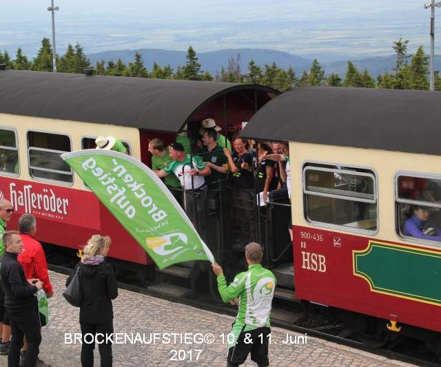 Rückfahrt mit der Brockenbahn